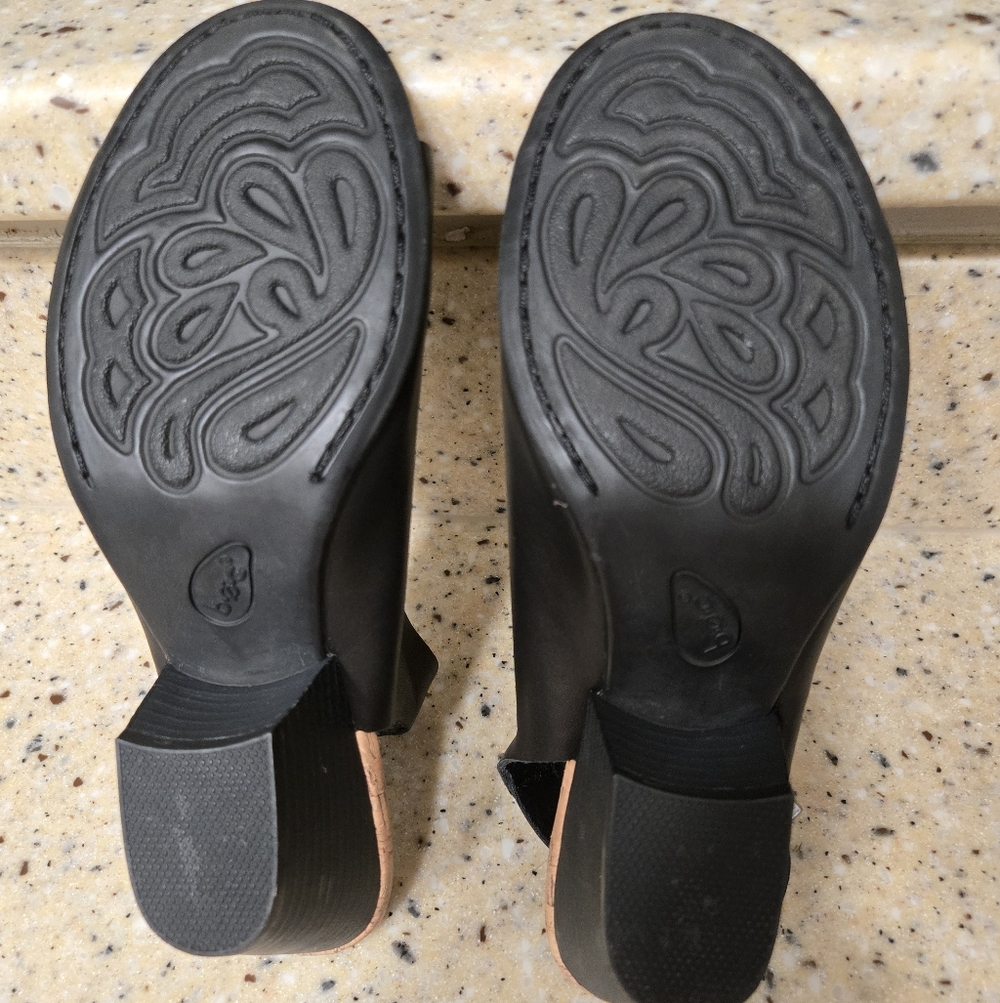 BOC Comfort Black Leather Sandals - Picture 6 of 8